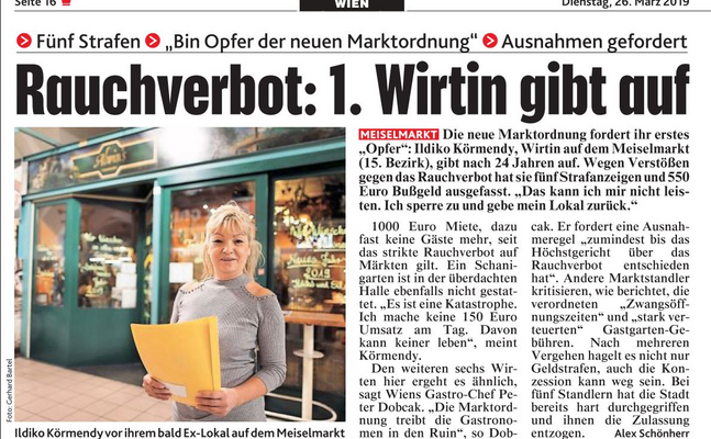 Zeitungsausschnitt KronenZeitung 26.03.2019